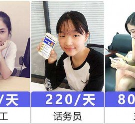 广元关于斗米兼职上的模特雇用的信息