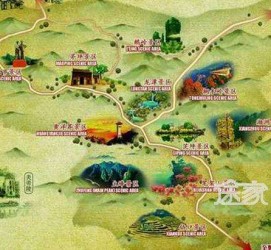 广元景点地图(长沙景点地图)